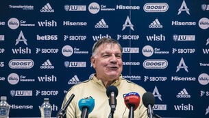 <p>NEW MAN AT THE HELM: Sam Allardyce at Thorp Arch Training Ground, Wetherby. </p>