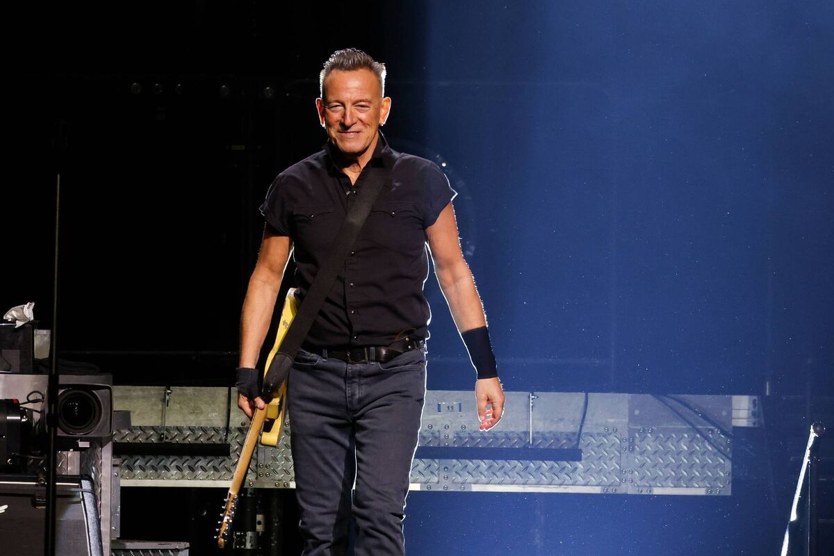 Bruce Springsteen performs at Barclays Center on April 03, 2023 in New York City. (Photo by Mike Coppola/Getty Images)