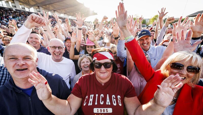 Bridge McDonagh, from Lavagh, Sligo, as Bruce Springsteen & the E Street Band take to the stage at the RDS. Picture: Andres Poveda Bridge McDonagh, from Lavagh, Sligo, as Bruce Springsteen & the E Street Band take to the stage at the RDS. Picture: Andres Poveda