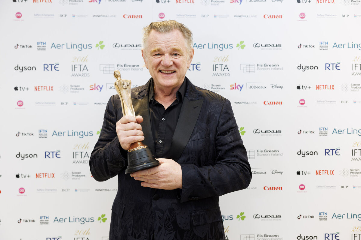  Brendan Gleeson Winner of the Best Actor in a Supporting Role at the IFTA Awards. Picture Andres Poveda