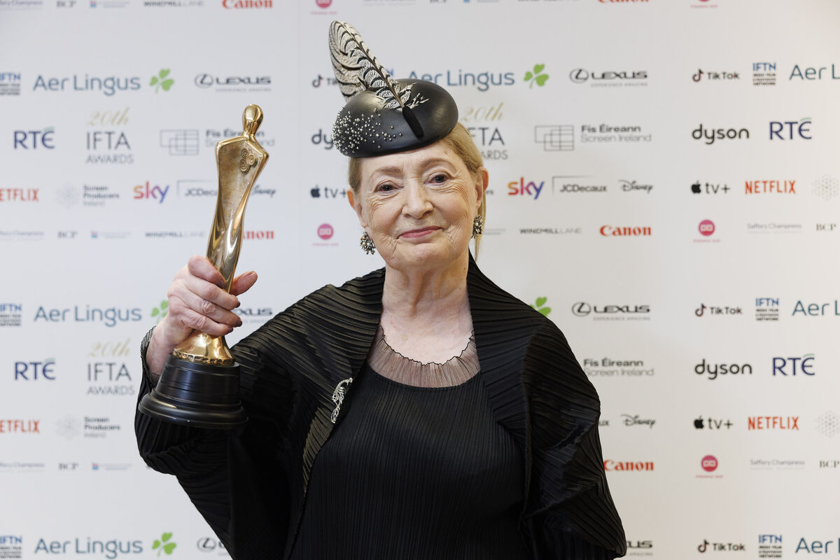  Costume designer Joan Bergin who received the IFTA Lifetime Achievement Award. Picture Andres Poveda