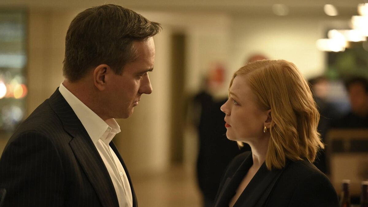 Matthew Macfadyen and Sarah Snook in Succession, episode seven. Matthew Macfadyen and Sarah Snook in Succession, episode seven.