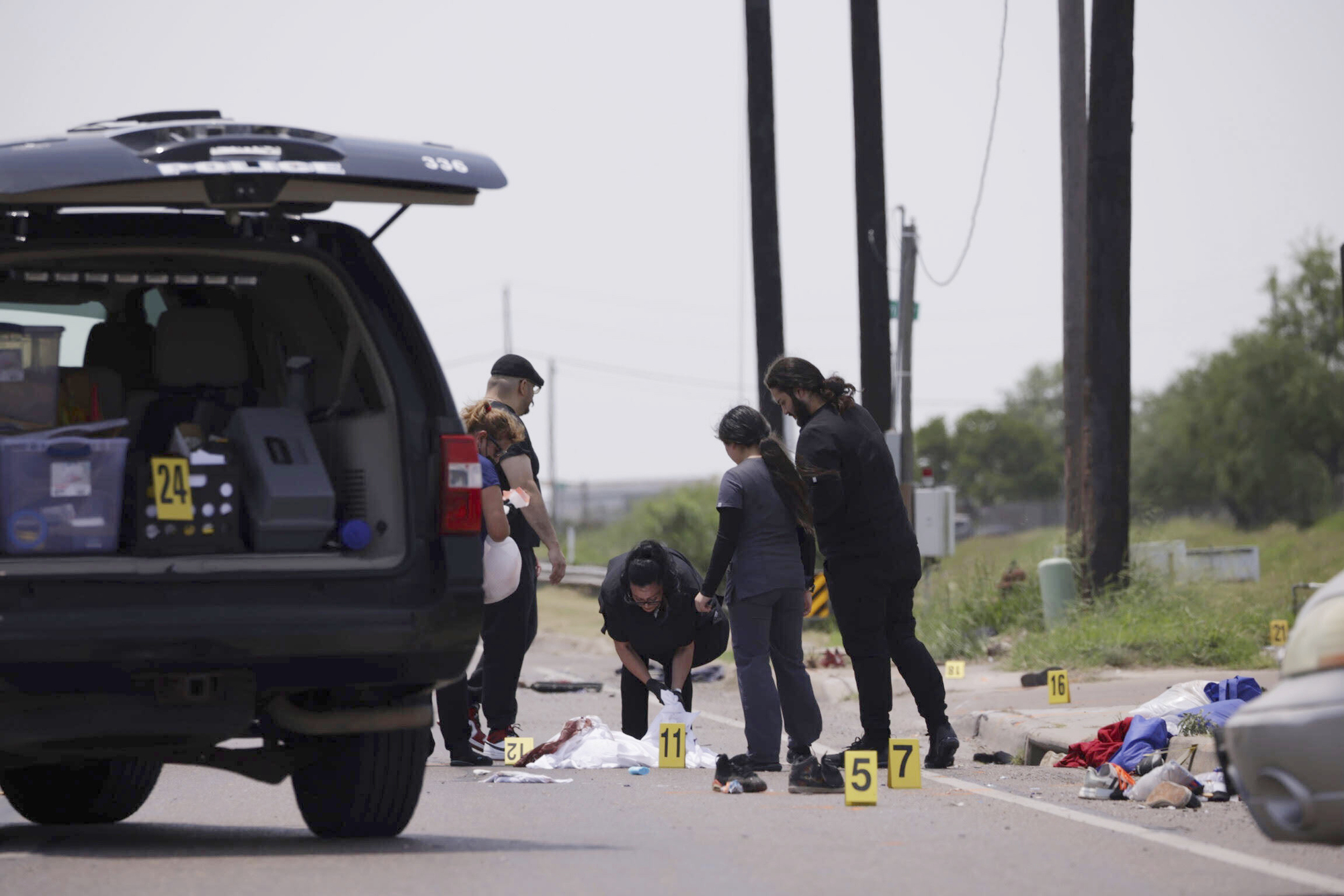 Driver in fatal Texas bus stop crash charged with manslaughter