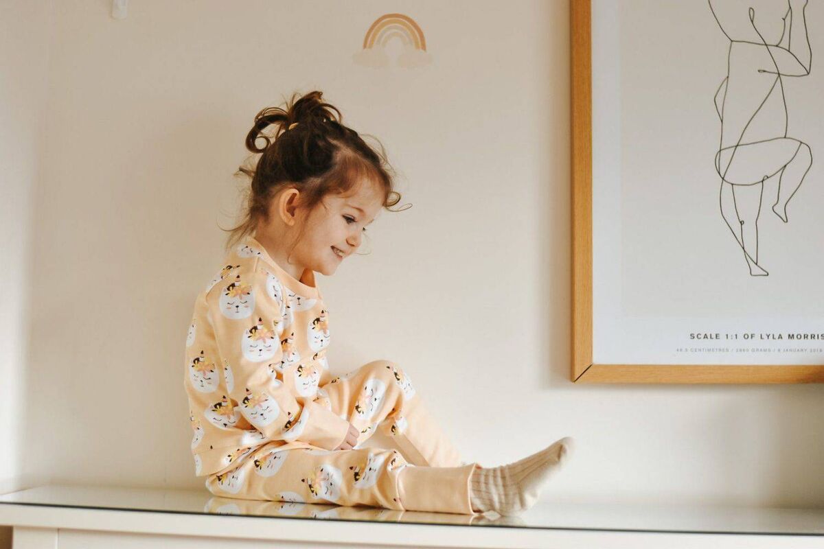 Caticorn organic cotton loungewear set from babyboo.ie