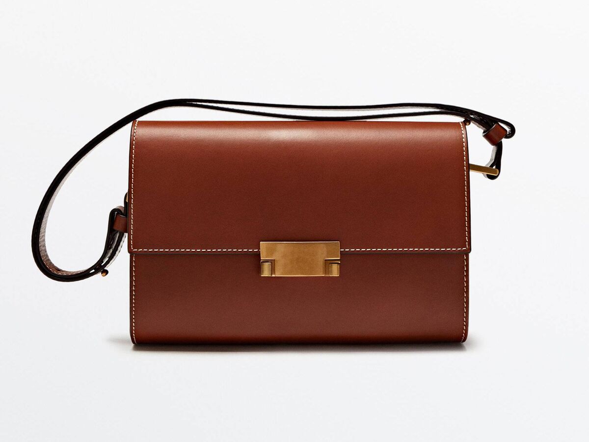 Nappa leather bag with multi-way strap, Massimo Dutti, €149 