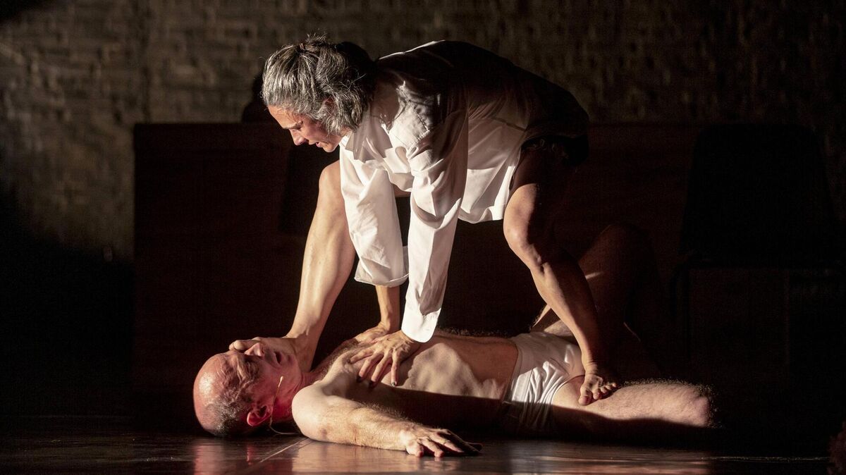 Michael Keegan-Dolan and Rachel Poirier of Teac Damsa. Photo: Fiona Morgan