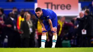 <p>MANCHESTER BOUND?: Chelsea's Mateo Kovacic appears dejected at the end of the Premier League match at Stamford Bridge, London. Picture date: Wednesday April 26, 2023. PA Photo. See PA Story SOCCER Chelsea. Photo credit should read: John Walton/PA Wire.</p>
