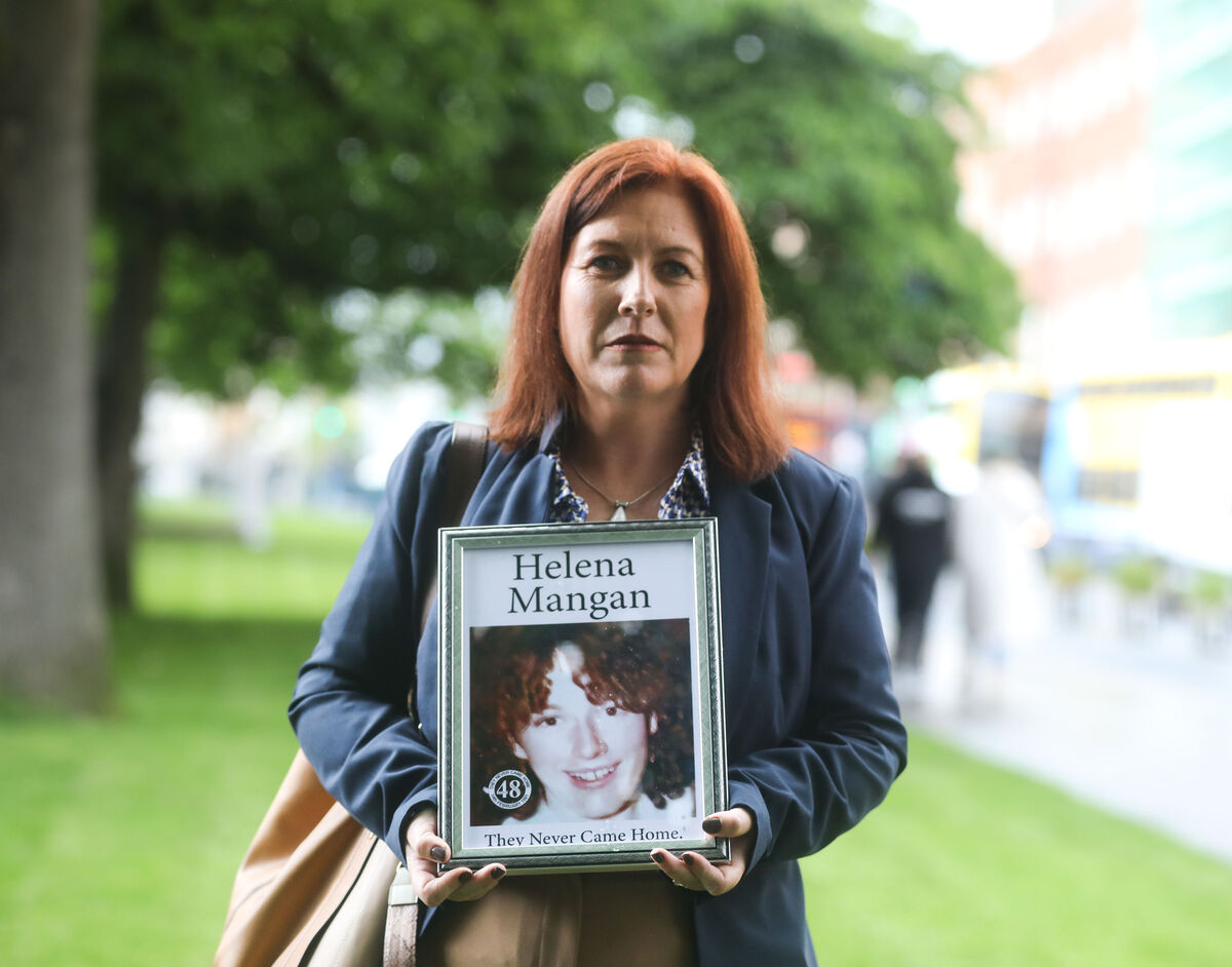 Samantha Curran, the daughter of Stardust fire victim Helena Mangan, outside the Rotunda today. “I miss her so much I feel a huge piece of me is missing." Photo: Leah Farrell / RollingNews.ie Samantha Curran, the daughter of Stardust fire victim Helena Mangan, outside the Rotunda today. “I miss her so much I feel a huge piece of me is missing." Photo: Leah Farrell / RollingNews.ie