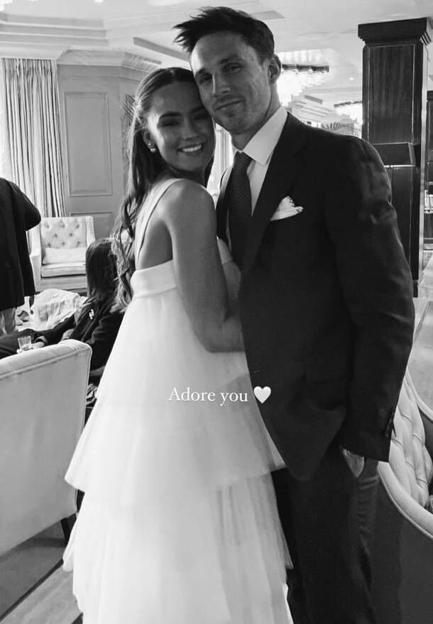 Joey Carbery and Robyn Flanagan have married at City Hall in Dublin. Picture: Instagram @joeycarbery/robynflanagan1 Joey Carbery and Robyn Flanagan have married at City Hall in Dublin. Picture: Instagram @joeycarbery/robynflanagan1