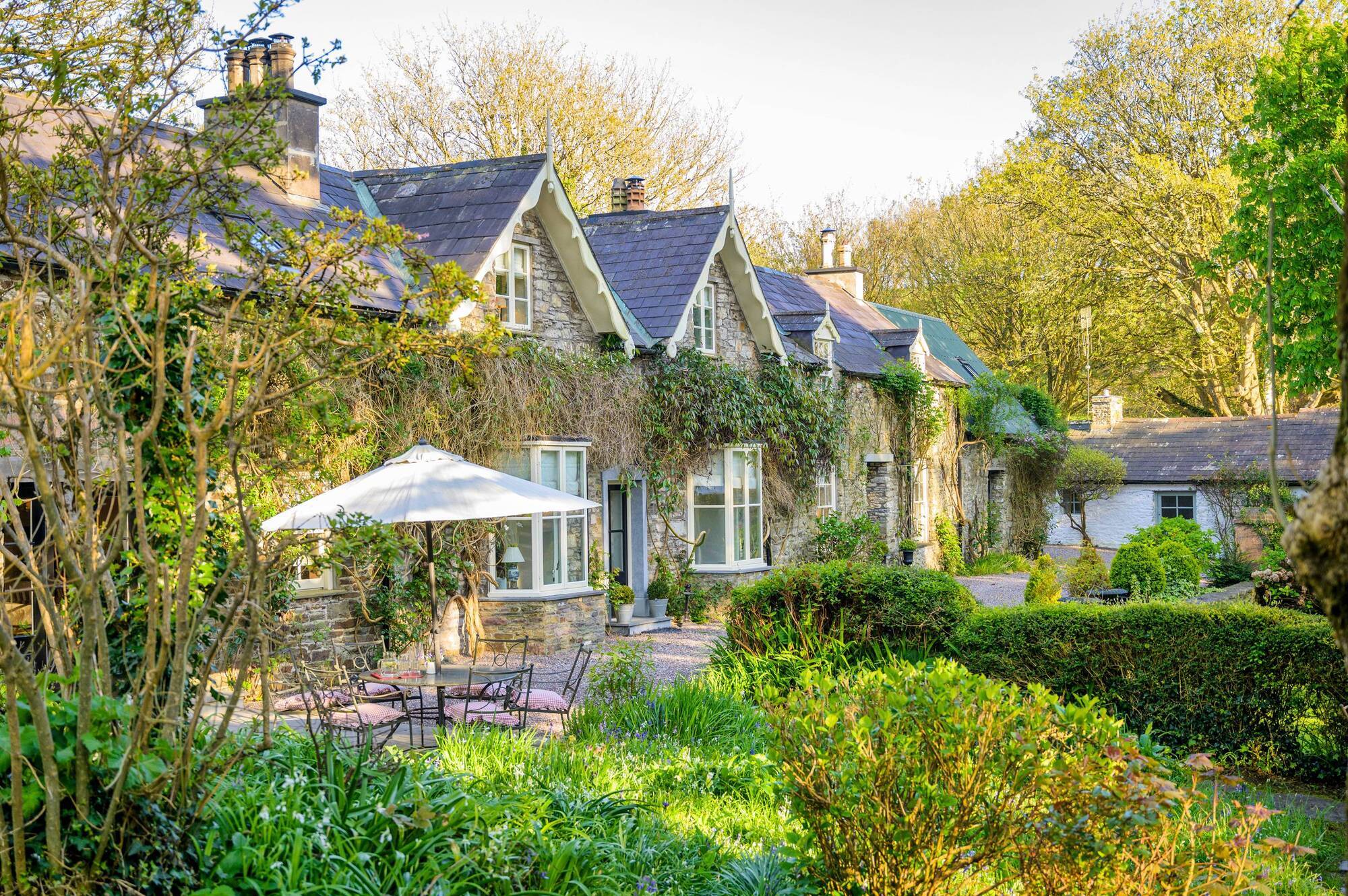 Pretty as a picture: Annefield House's roots date to 1750. Catherine McAuliffe of Savills guides the home and stone buildings on 5.6 acres at €1.5 million