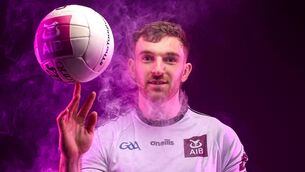 <p>CHIP ON THE SHOULDER: Louth footballer, Sam Mulroy, pictured as AIB announces a five-year extension to its sponsorships of the GAA All-Ireland Football Championship and the AIB Camogie and GAA All-Ireland Club Championships. AIB is extremely proud to be extending their support of #TheToughest championships, as well as the players and communities involved in Gaelic Games nationwide. </p>