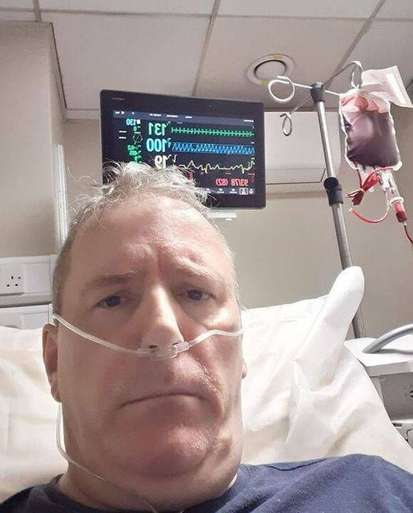 Ireland AM Chef Joe Shannon shares a photo from hospital. Picture: @chefjoeshannon Ireland AM Chef Joe Shannon shares a photo from hospital. Picture: @chefjoeshannon