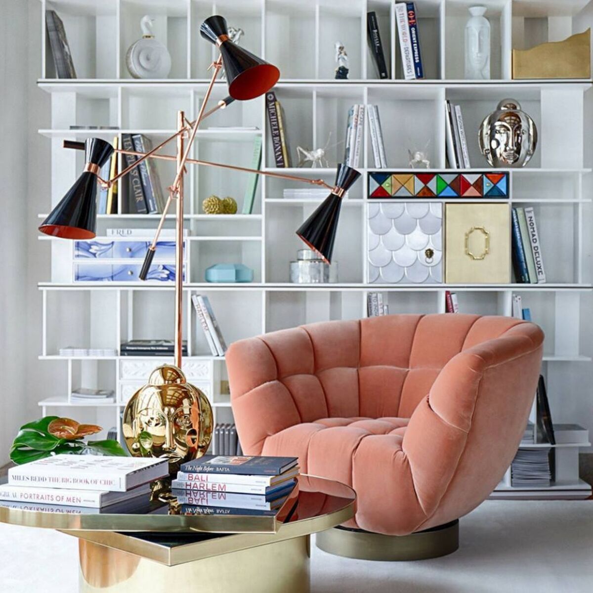  Adding task and mood lighting can transform the atmosphere and ambience of a room. Coral Mood Stanley floor lamp from www.delightfull.eu.