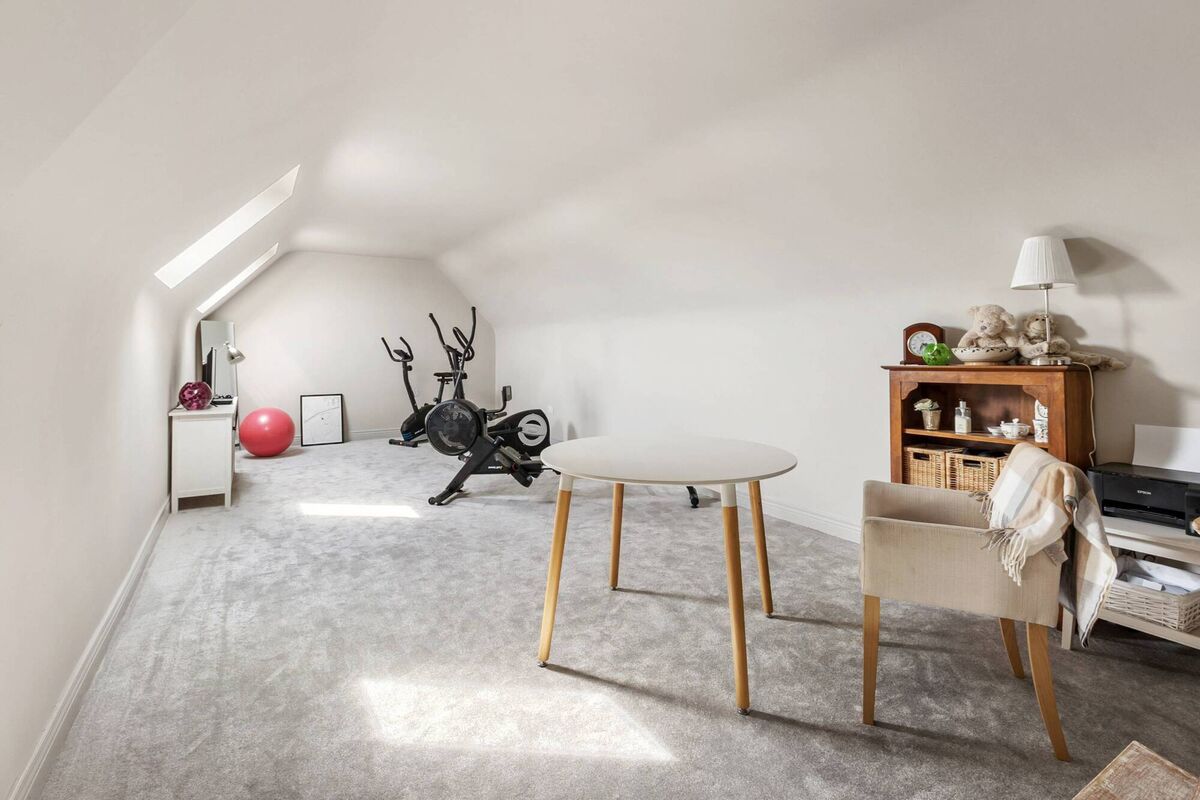 Top floor hobby space Top floor hobby space