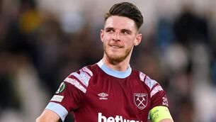 <p>RUMOURS: Declan Rice has been linked with a move to a Champions League club. Pic: Mike Egerton/PA</p>