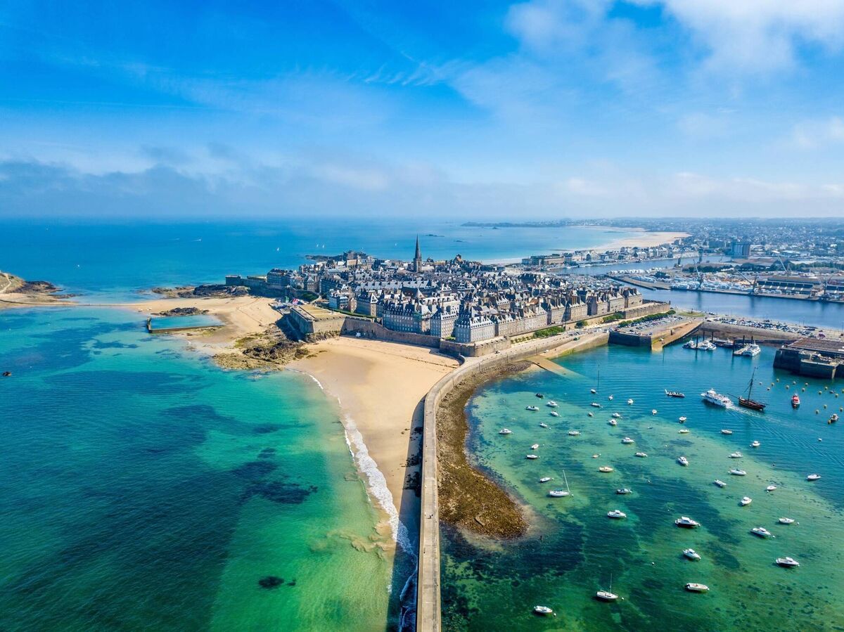 The beautiful city of Privateers - Saint Malo in Brittany, France