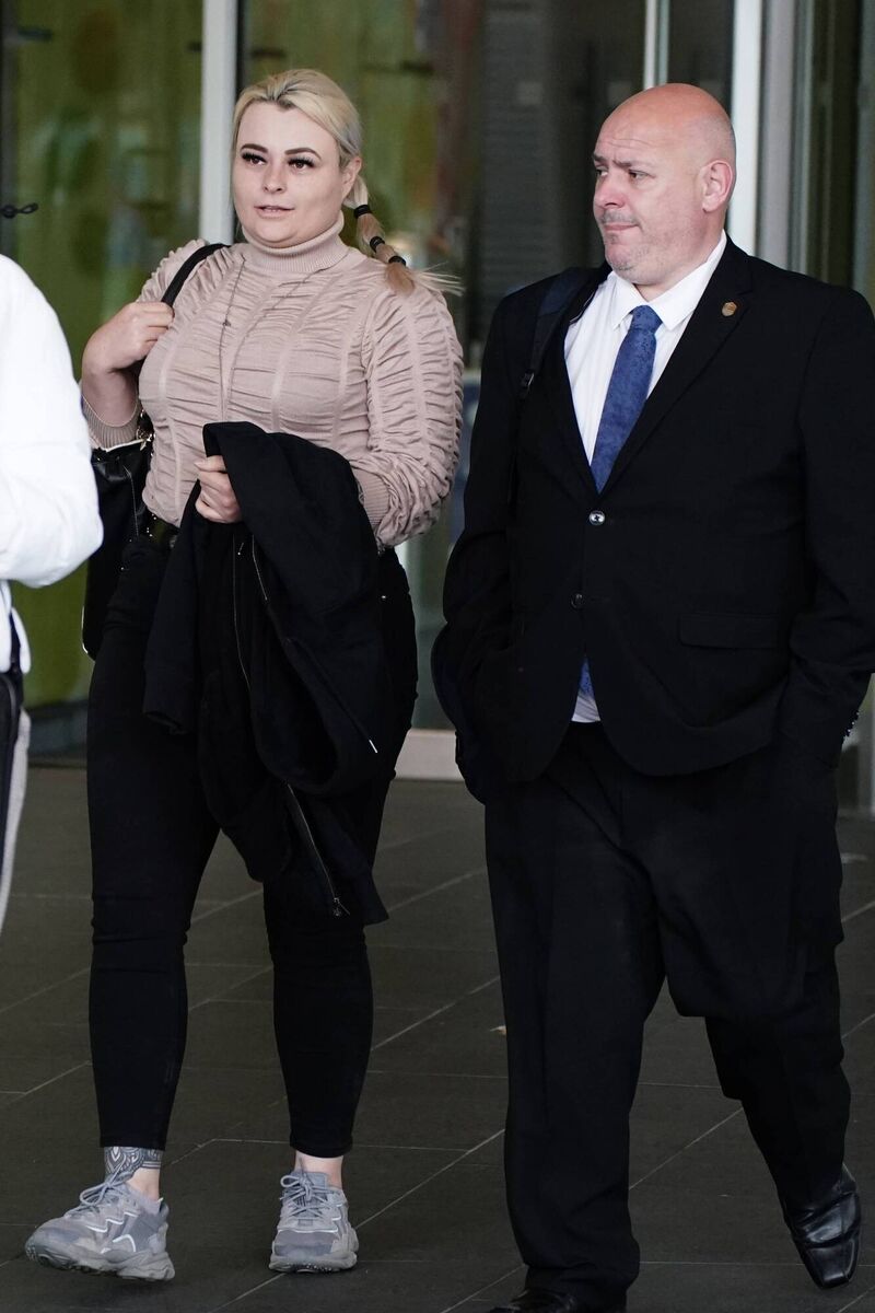 Former Metropolitan Police officer Samantha Lee outside Palestra House in Southwark, south London. Picture: PA 