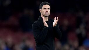 <p>WORK TO DO: Arsenal head coach Mikel Arteta has overseen a genuine title challenge but now faces a summer rebuild. Pic: PA</p>