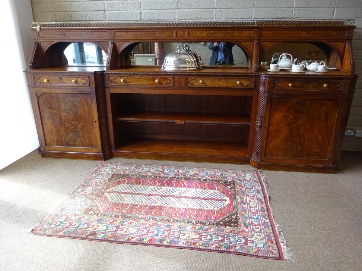 This c1820 sideboard at Lynes and Lynes was at Midleton College and originated at one of the great houses of East Cork. This c1820 sideboard at Lynes and Lynes was at Midleton College and originated at one of the great houses of East Cork.
