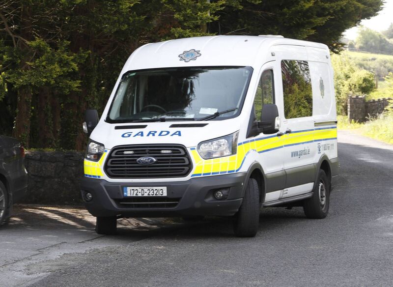 Gardaí arrive at the scene in Clare. Picture: Liam Burke/Press 22