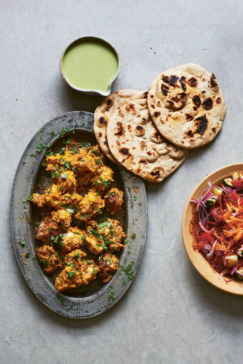 Tandoori chicken tikka from Tandoori Home Cooking by Maunika Gowardhan (Hardie Grant). Picture: Issy Croker. Tandoori chicken tikka from Tandoori Home Cooking by Maunika Gowardhan (Hardie Grant). Picture: Issy Croker.