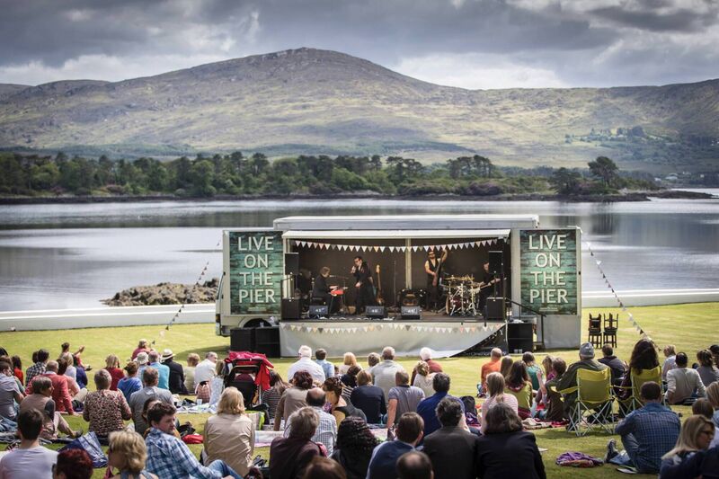 Live on the Pier at Dromquinna Manor in 2018. Live on the Pier at Dromquinna Manor in 2018.