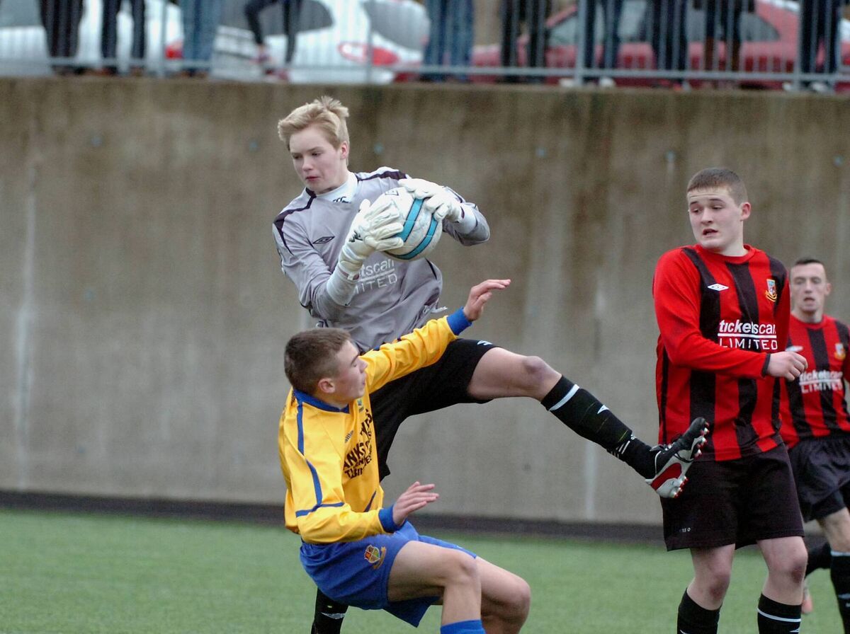 Caoimhín Kelleher in his schoolboy days with Ringmahon Rangers. The soccer club has a longstanding relationship with the Red Cove Inn