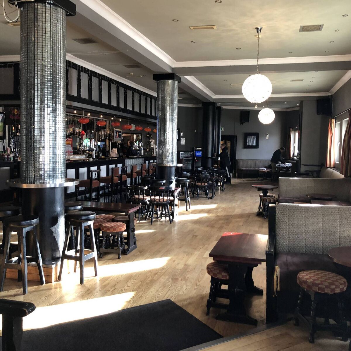 The large lounge is a regular live music venue