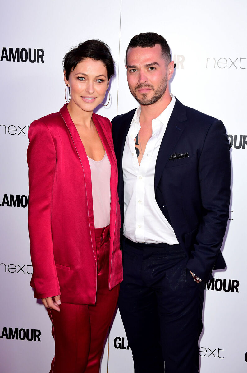 Matt Willis and his wife, TV presenter Emma Willis. Picture: Ian West/PA Wire