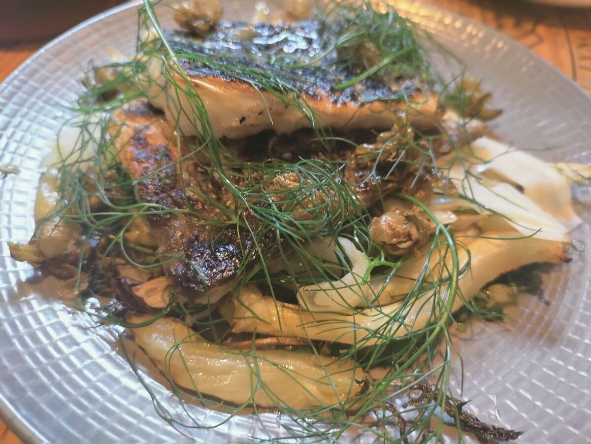 Hake and confit fennel 