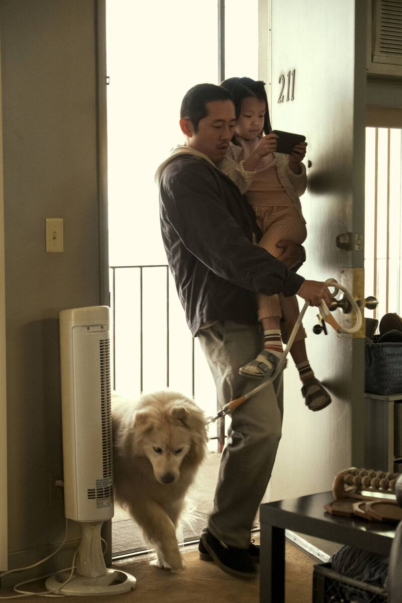 Steven Yeun as Danny, Remy Holt as June in episode 109 of Beef. Steven Yeun as Danny, Remy Holt as June in episode 109 of Beef.