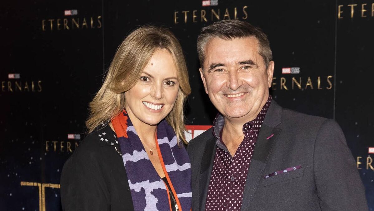 Jenny McCarthy and Martin King and pictured at the Irish Premiere of Marvel Studios’ Eternals in Cineworld Dublin. Picture: Andres Poveda
