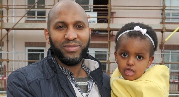 Abu Bakari and his daughter Mariama risk being made homeless.