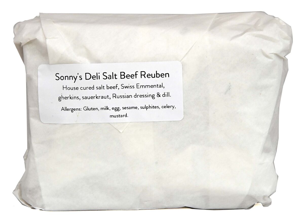 Sonny’s Deli salt beef reuben.