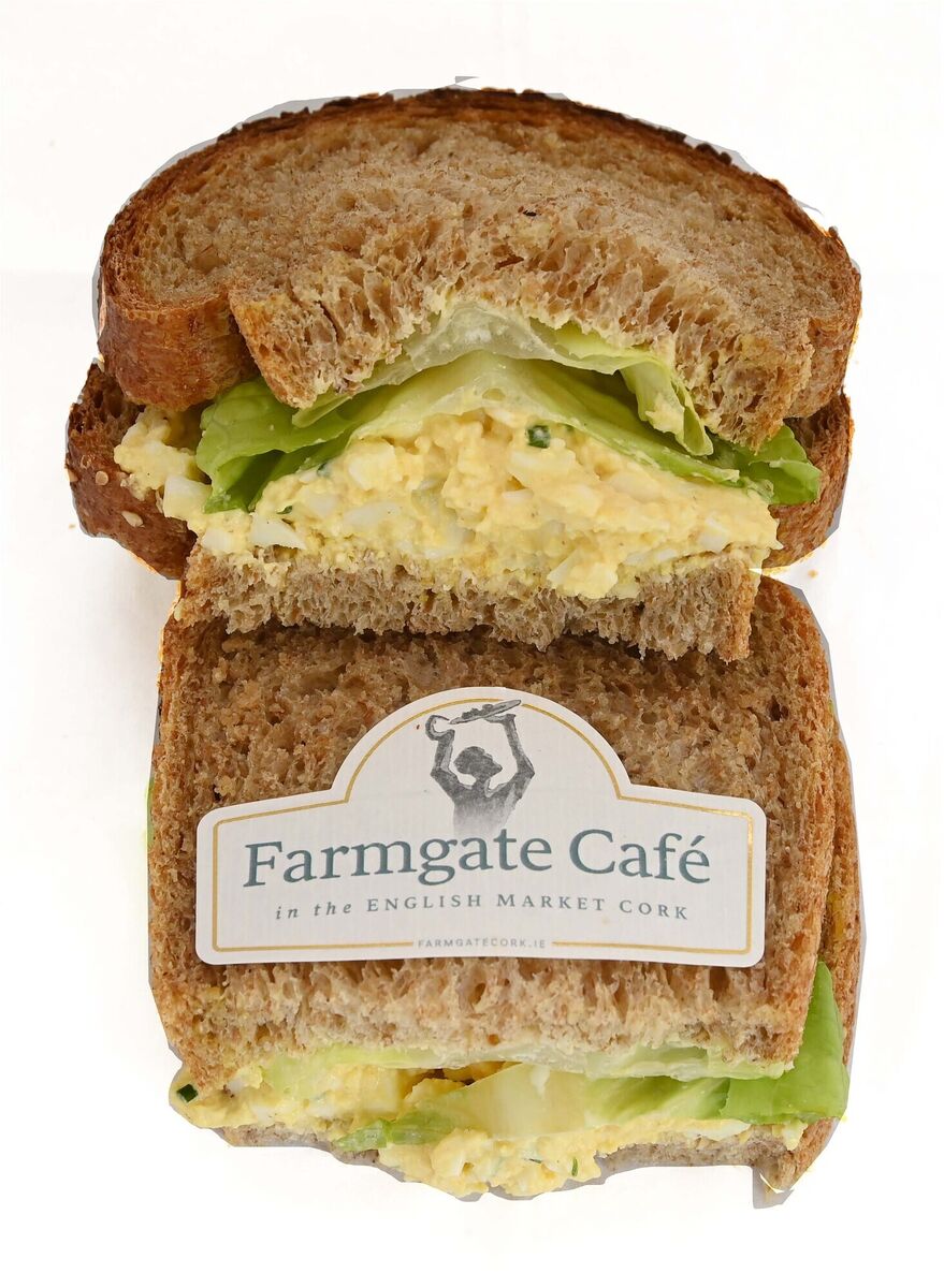 Farmgate Café egg &amp; chive.