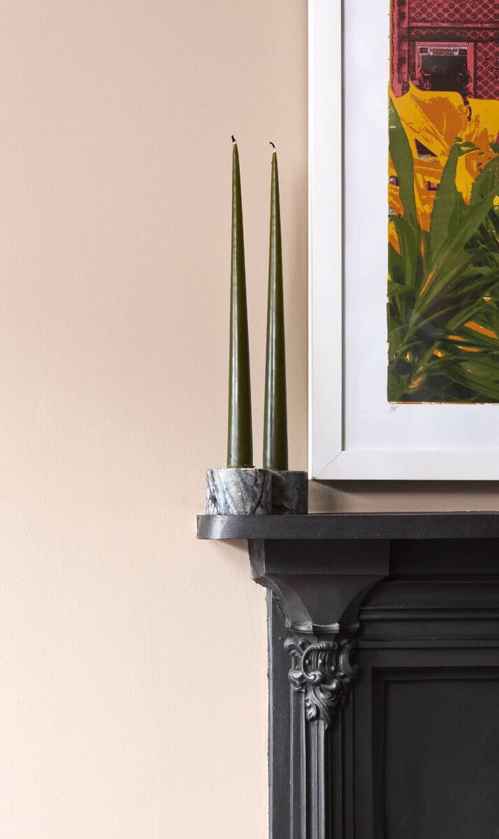 He has kept many of the original period features in the home. 