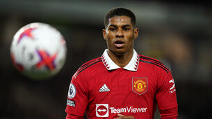 Marcus Rashford is struggling with illness (Adam Davy/PA)
