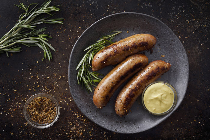 Sausages with Honey and Grainy Mustard and variations