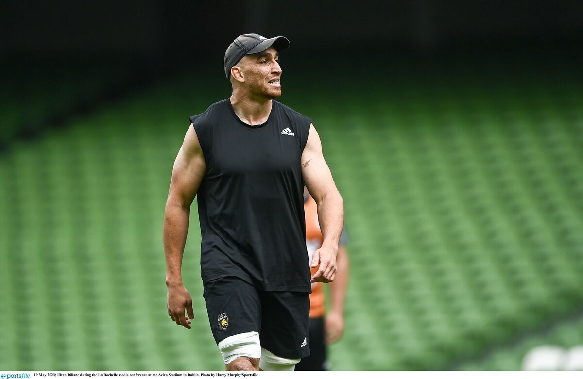 REVELATION:Ronan O’Gara took time to praise former Ireland lock Ultan Dillane, who has been a revelation for La Rochelle this season following his move from Connacht. Pic: Harry Murphy/Sportsfile