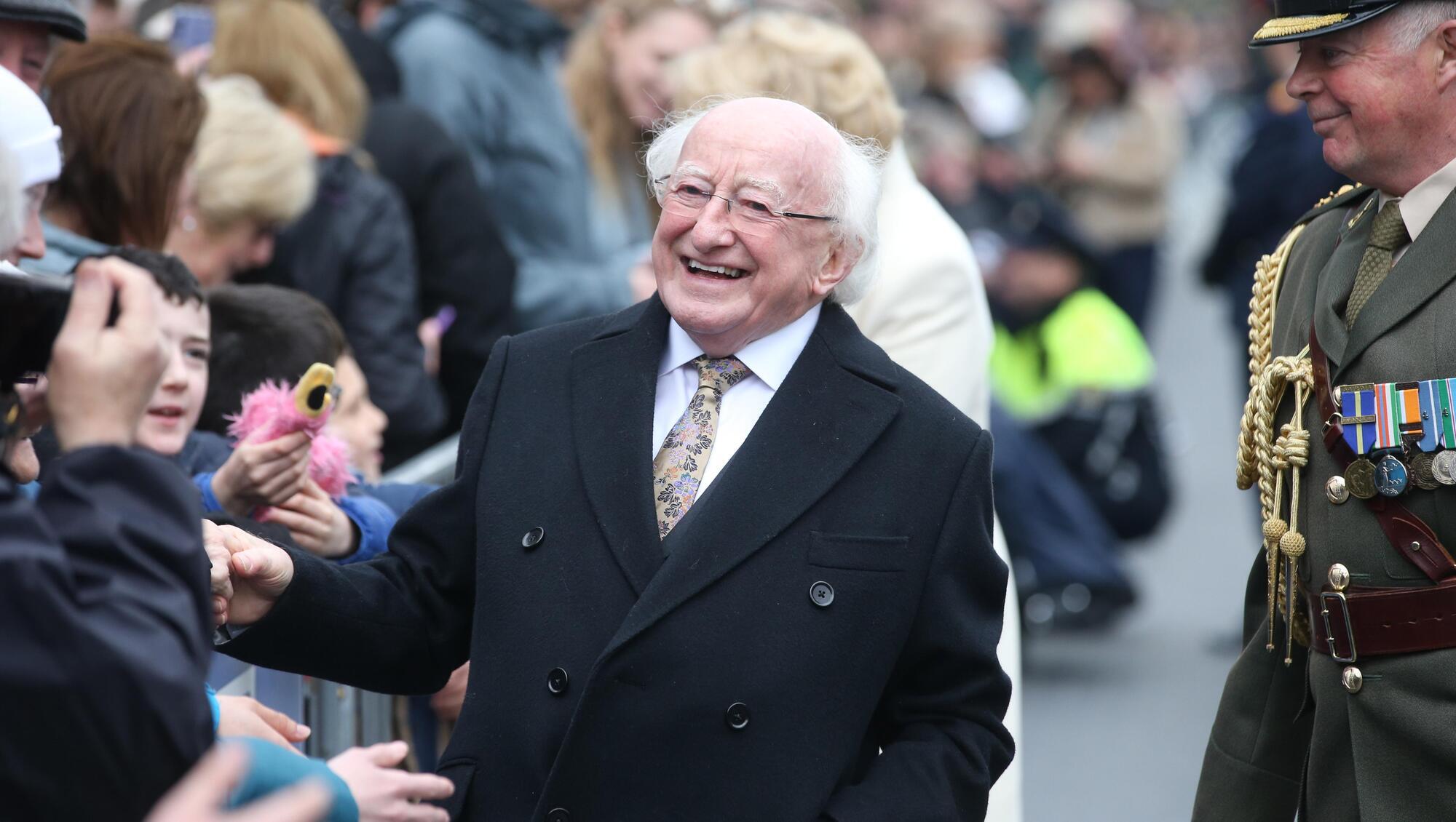 Michael D Higgins says Irish have 'moral responsibility' to welcome those seeking protection 