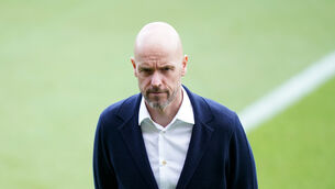 <p>NEARLY THERE: Erik ten Hag’s side are close to a top-four finish. Pic: Adam Davy/PA</p>