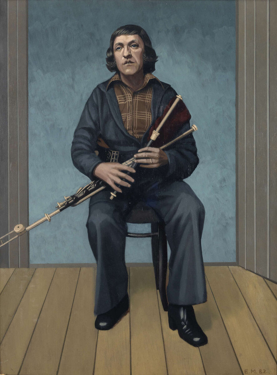 Paddy Moloney (Piper) by Edward McGuire at Adams.
