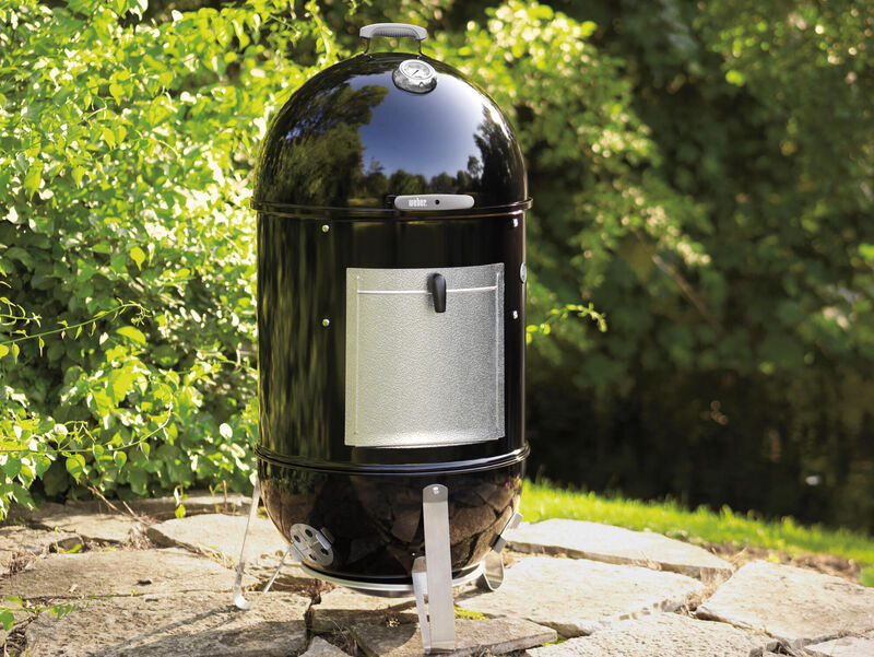 Weber Smokey Mountain (charcoal), from €419 for a 37cm model. Weber Smokey Mountain (charcoal), from €419 for a 37cm model.