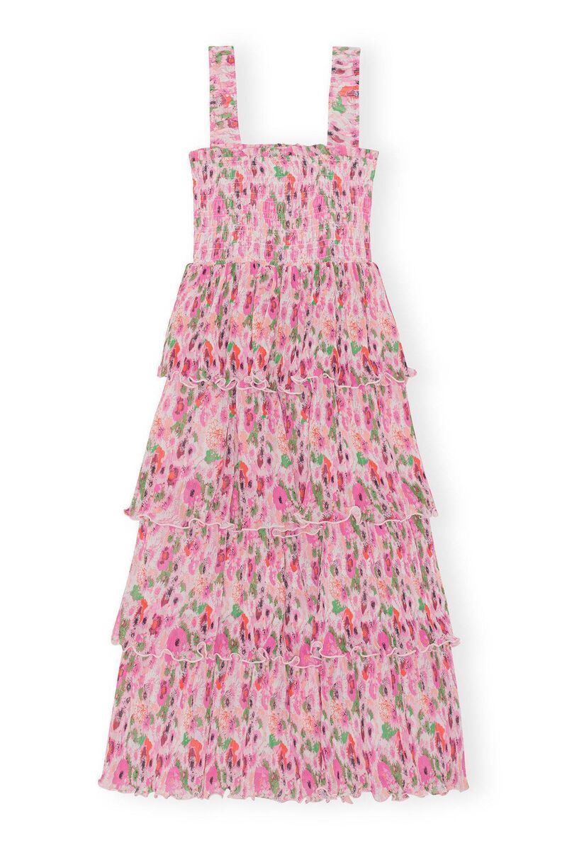 Floral &amp; Ruffle Dress, €275, Ganni