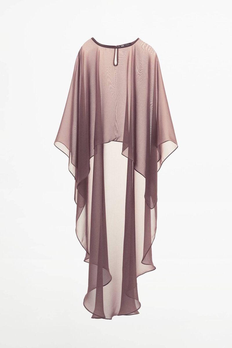 Chiffon Cape, €39.95, Zara