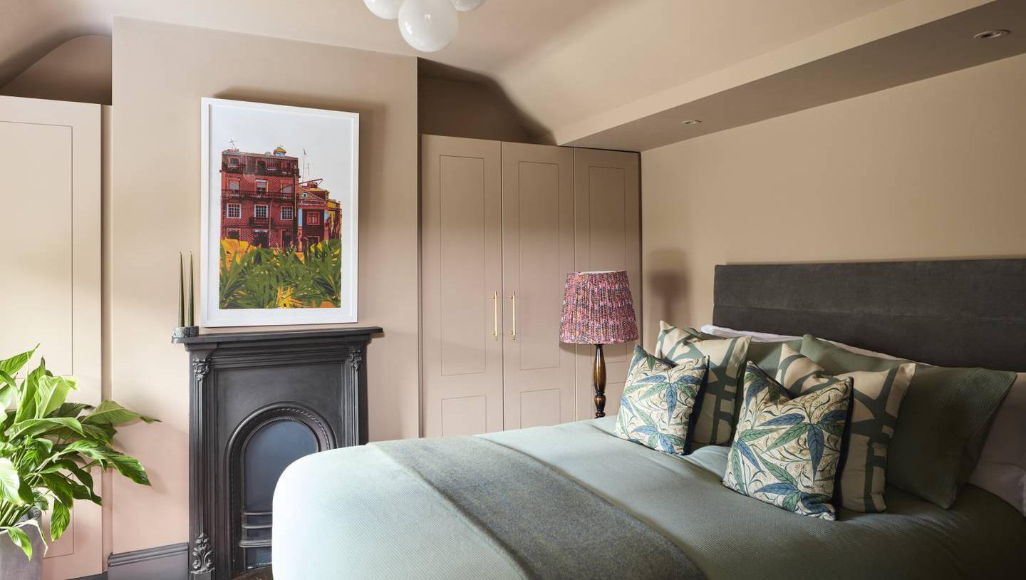 A colour refresh with Dulux Heritage takes a bedroom from dark to light