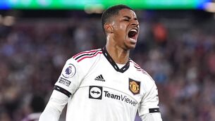 <p>SET FOR RETURN: Marcus Rashford could return for Manchester United against Chelsea on Thursday. Pic: Adam Davy/PA</p>