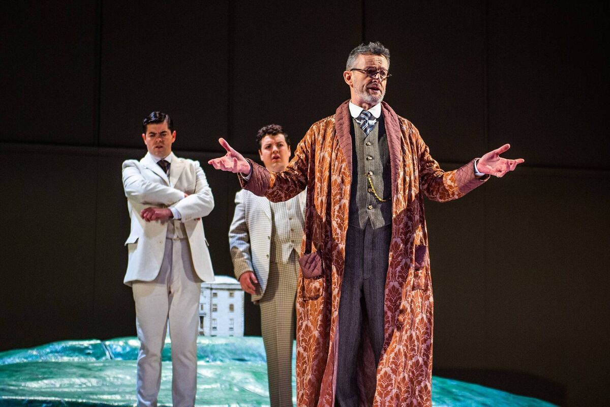 Dean Power, Benjamin Russell and John Molloy in Così fan Tutte. Picture: Ruth Medjber Dean Power, Benjamin Russell and John Molloy in Così fan Tutte. Picture: Ruth Medjber