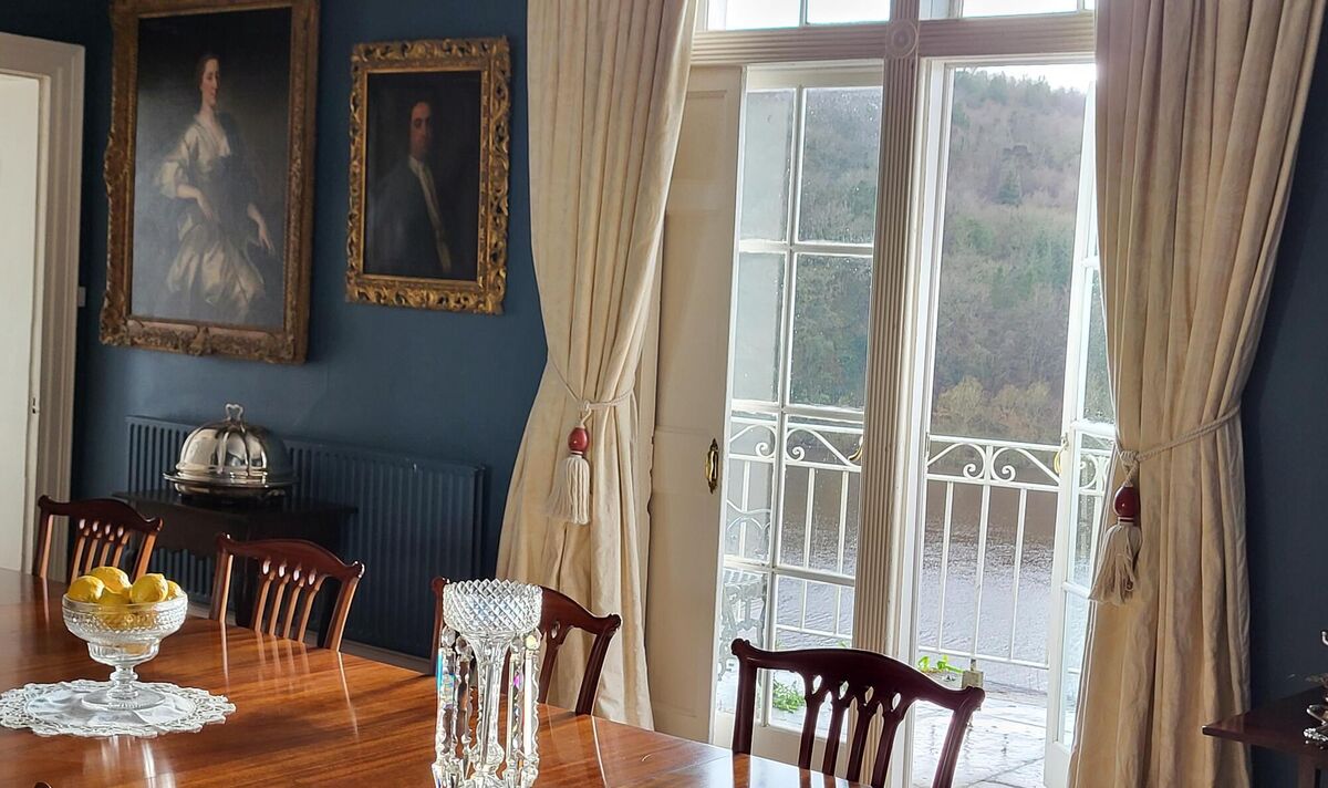The dining room at Dromana House.