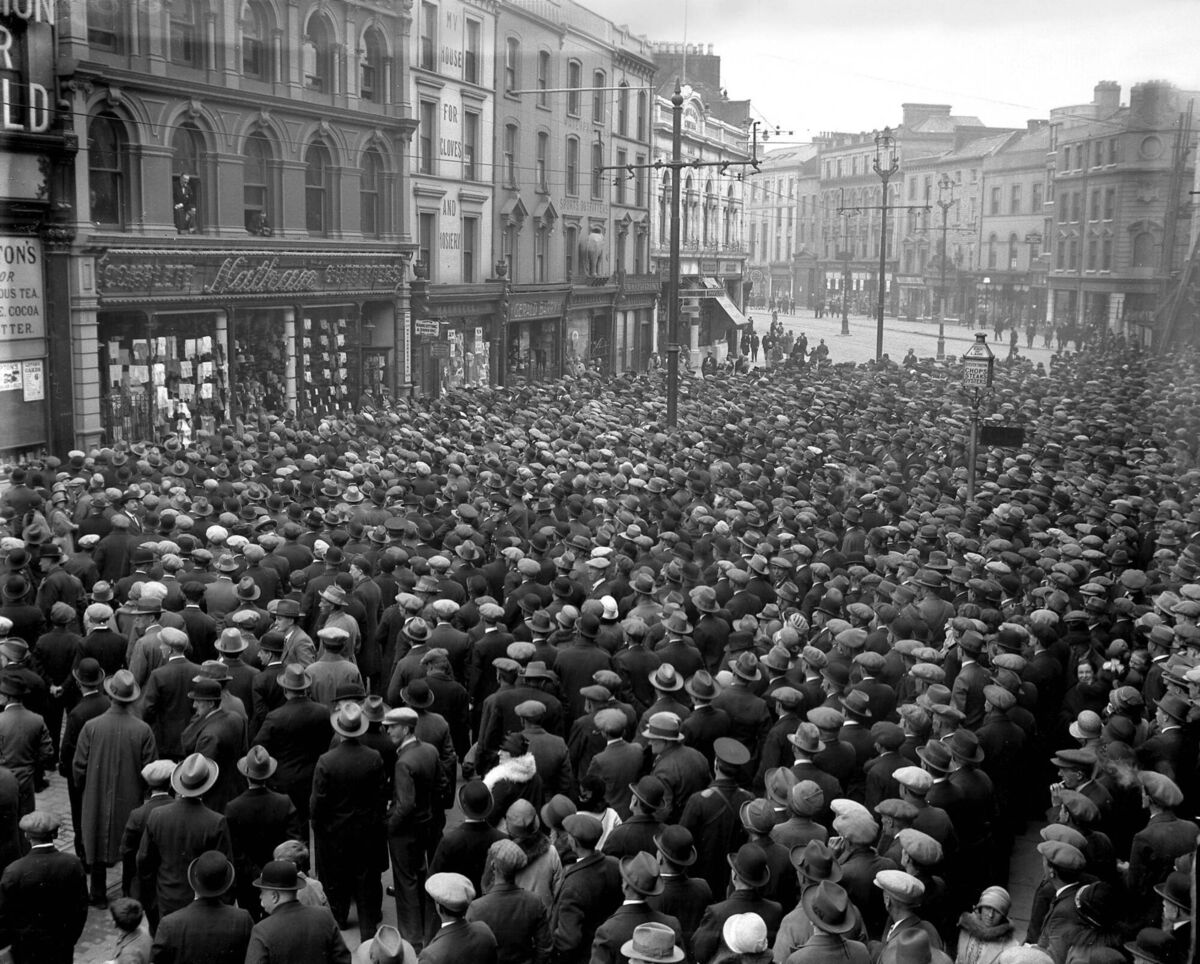 A Lifestyle Sports shop now bookends the far end of St Patrick's  Street opposite No 78, in the redeveloped Capital scheme. The Elverys elephant above No 78 can just be glimsped